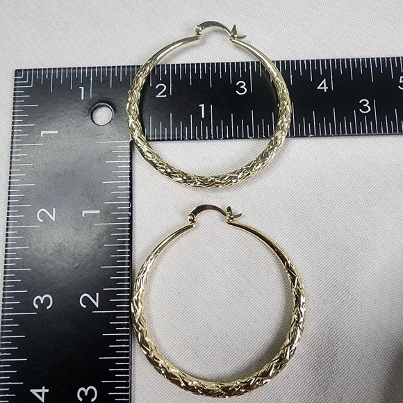 Gold Filled Hoop Earrings - Picture 10 of 10